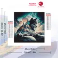 Peinture diamant ours lune 20 à 50 cm – 2