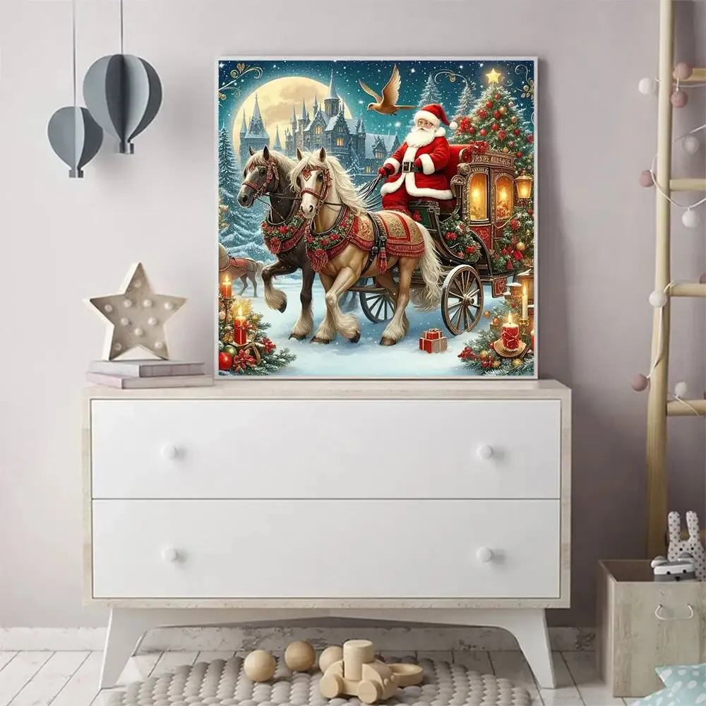 Peinture diamant ours lune 20 à 50 cm