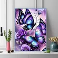 Peinture diamant papillon animal 20x30 à 50x70 cm – 3