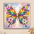 Peinture diamant papillon fleur 30x30 cm – 3