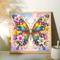 Peinture diamant papillon fleur 30x30 cm – 6