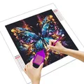 Peinture diamant papillon iridescent 30x30 cm – 2