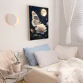 Peinture diamant papillon rose lune 20 à 50 cm – 3