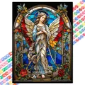 Peinture diamant Pâques Jésus 20 à 70 cm – Couleur Bourgogne (04)