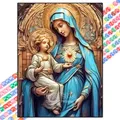 Peinture diamant Pâques Jésus 20 à 70 cm – Couleur Brun (17)