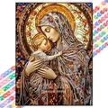 Peinture diamant Pâques Jésus 20 à 70 cm – Couleur Jaune (02)
