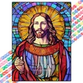 Peinture diamant Pâques Jésus 20 à 70 cm – Couleur Vert armée (23)