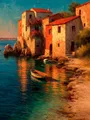 Peinture diamant paysage 20 à 50 cm carré ou rond – Couleur DZDP102159