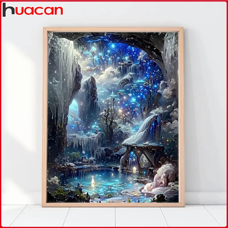 Peinture diamant paysage 30x40 à 50x70 cm