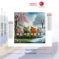 Peinture diamant paysage 4 saisons 20x20 à 50x50 cm – 2