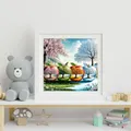 Peinture diamant paysage 4 saisons 20x20 à 50x50 cm – 3