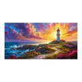 Peinture diamant paysage abstrait coucher de soleil grand format – Couleur FC26153