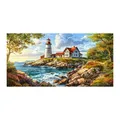 Peinture diamant paysage abstrait coucher de soleil grand format – Couleur FC26154