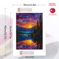 Peinture diamant paysage étoilé 20 à 70 cm – 2