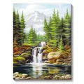 Peinture diamant paysage forêt 20x30 à 40x50 cm – Couleur FDX741