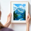 Peinture diamant paysage forêt 20x30 à 50x70 cm – 3