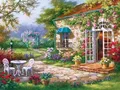 Peinture diamant paysage forêt 30 cm ronde – Couleur ASFX6031