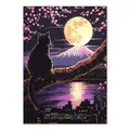 Peinture diamant paysage japonais 20x30 à 40x50 cm – Couleur Chocolat (RT-2394)