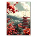 Peinture diamant paysage japonais 20x30 à 40x50 cm – Couleur MULTI (RT-2389)