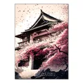 Peinture diamant paysage japonais 20x30 à 40x50 cm – Couleur Vert armée (RT-2396)