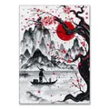 Peinture diamant paysage japonais Sakura 20x30 à 40x50 cm – Couleur KEP-595U