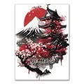 Peinture diamant paysage japonais Sakura 20x30 à 40x50 cm – Couleur KEP-597U