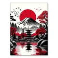 Peinture diamant paysage japonais Sakura 20x30 à 40x50 cm – Couleur KEP-599U