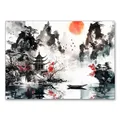 Peinture diamant paysage japonais Sakura 20x30 à 40x50 cm – Couleur KEP-609U