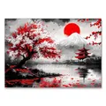 Peinture diamant paysage japonais Sakura 20x30 à 40x50 cm – Couleur KEP-614U