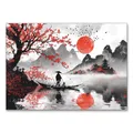 Peinture diamant paysage japonais Sakura 20x30 à 40x50 cm – Couleur KEP-616U