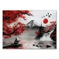 Peinture diamant paysage japonais Sakura 20x30 à 40x50 cm – Couleur KEP-618U