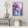 Peinture diamant paysage lune arbre 20x30 à 40x50 cm – 2