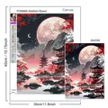 Peinture diamant paysage lune arbre 20x30 à 40x50 cm – 3
