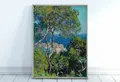 Peinture diamant paysage Monet abstrait 20 à 70 cm – Couleur Bourgogne (04)