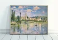 Peinture diamant paysage Monet abstrait 20 à 70 cm – Couleur Gris clair (06)