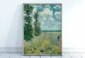 Peinture diamant paysage Monet abstrait 20 à 70 cm – Couleur jaune clair (12)