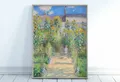 Peinture diamant paysage Monet abstrait 20 à 70 cm – Couleur kaki foncé (22)