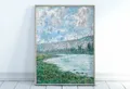 Peinture diamant paysage Monet abstrait 20 à 70 cm – Couleur Orange (14)