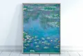 Peinture diamant paysage Monet abstrait 20 à 70 cm – Couleur vert (07)