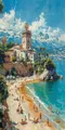 Peinture diamant paysage montagne 30 à 100 cm – Couleur B11
