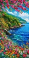 Peinture diamant paysage montagne 30 à 100 cm – Couleur B13