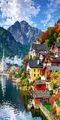 Peinture diamant paysage montagne 30 à 100 cm – Couleur B14