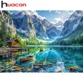 Peinture diamant paysage montagne lac 20x30 à 50x70 cm – 1