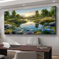 Peinture diamant paysage naturel lever de soleil grand format – 1