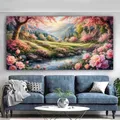 Peinture diamant paysage naturel lever de soleil grand format – Couleur YC05569