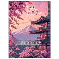 Peinture diamant paysage numérique tour de fleurs cerisier – Couleur FDX5603