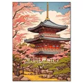 Peinture diamant paysage numérique tour de fleurs cerisier – Couleur FDX5606