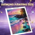 Peinture diamant paysage plage coucher soleil 20 à 70 cm – 2