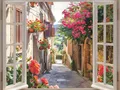 Peinture diamant paysage urbain 30 à 70 cm – Couleur 1740