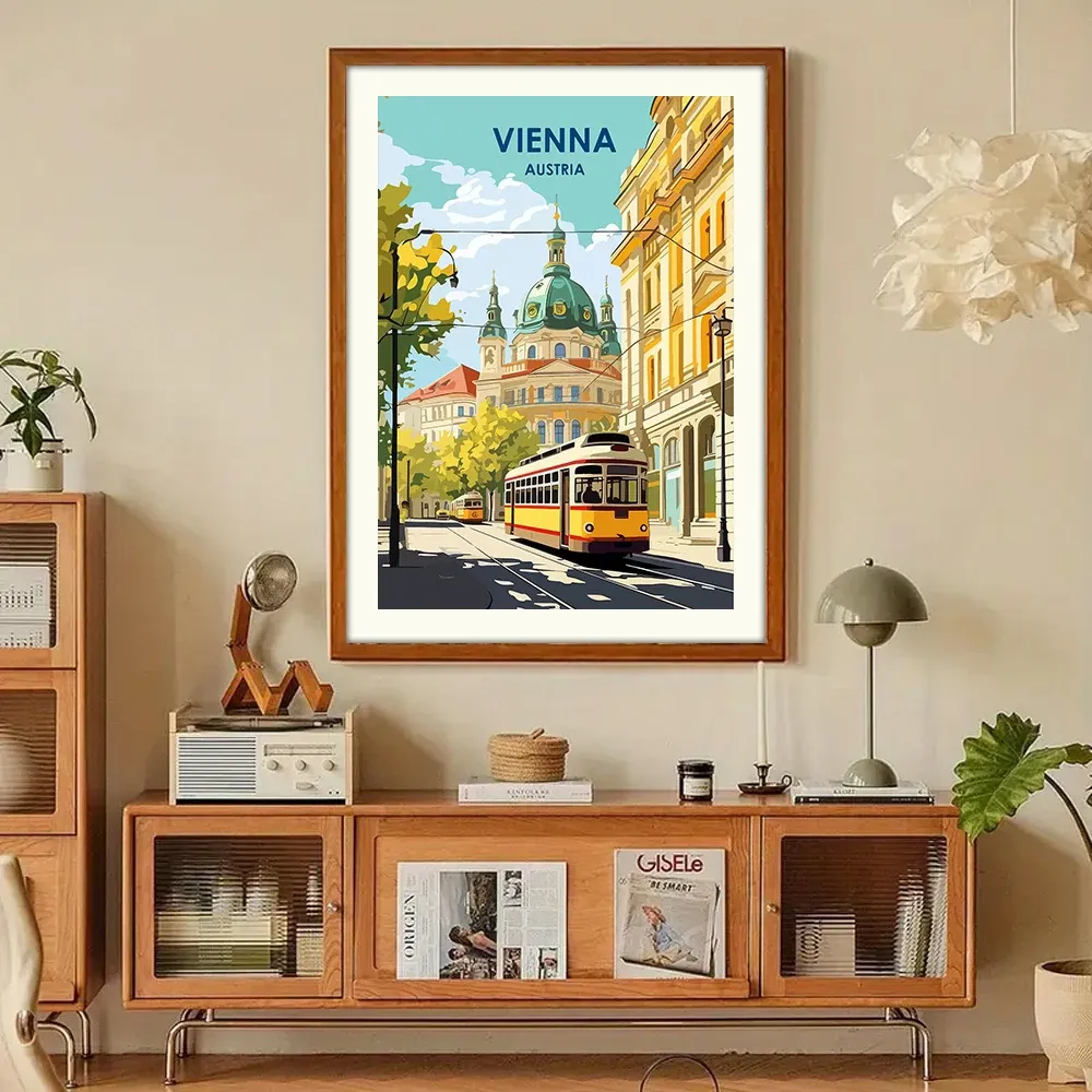 Peinture diamant paysage urbain Londres 20 à 50 cm